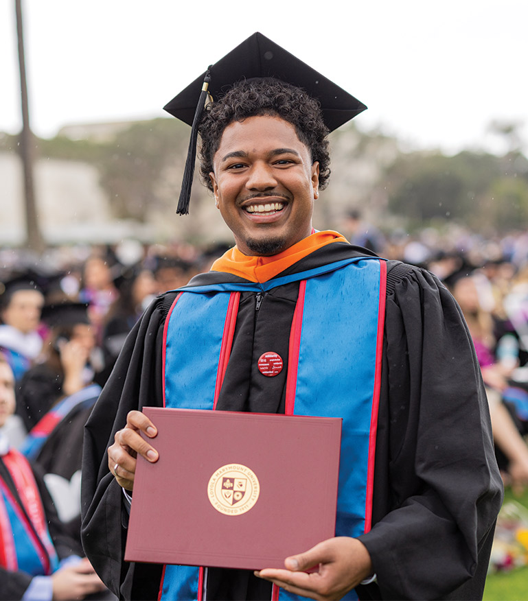 LMU Graduate at Commencement