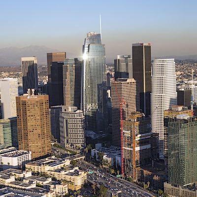 Skyscrapers in downtown Los Angeles