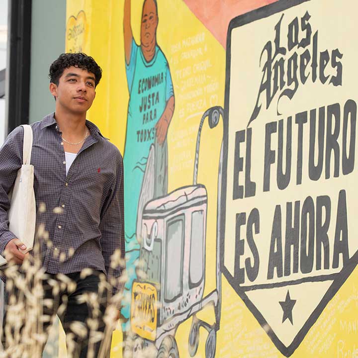 LMU Student Elias Herrera