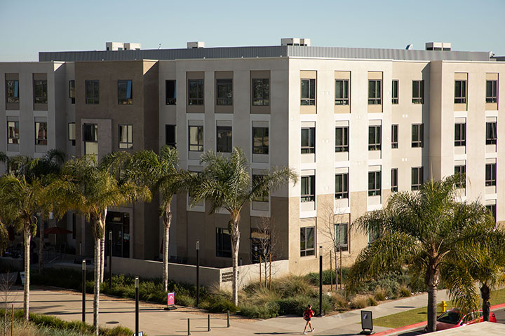 Aerial view of the northwest corner of Palm South