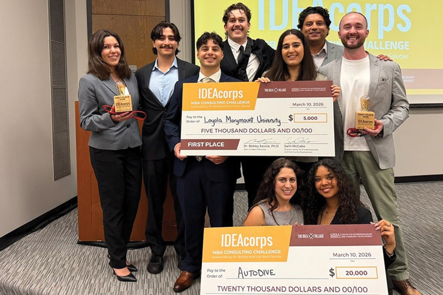 LMU IDEAcorps National Consulting Challenge Winning Team Members