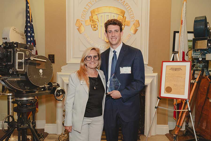 LMU Alum Simon Blaustein '25 wins ASC Student Heritage Award