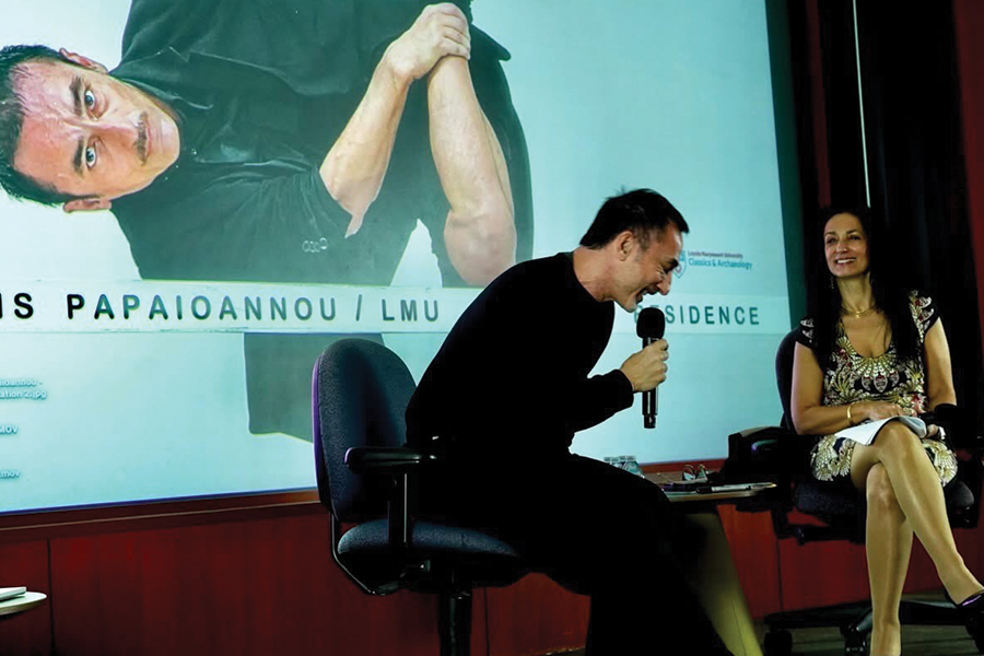 LMU Artist in Residence Dimitris Papaionnou at BCLA Event