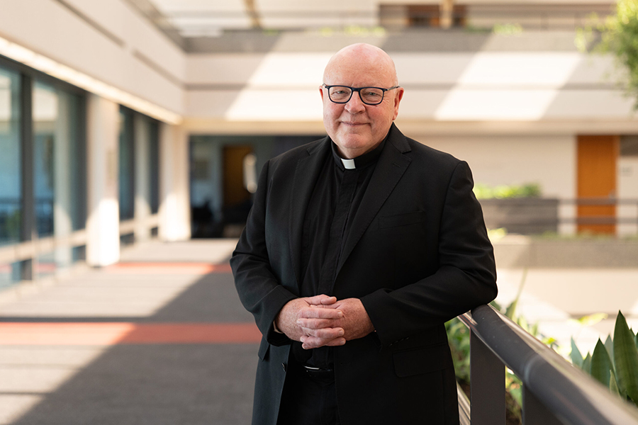 Dorian Llwelyn, S.J., director of the Center for Ignatian Spirituality