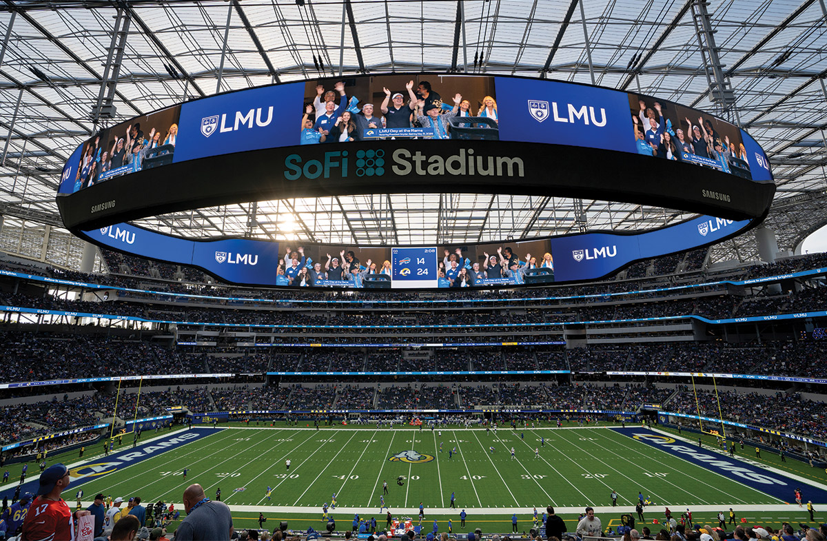 SoFi Stadium LMU Day at the Rams 2024