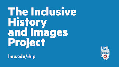 IHIP blue zoom background that reads