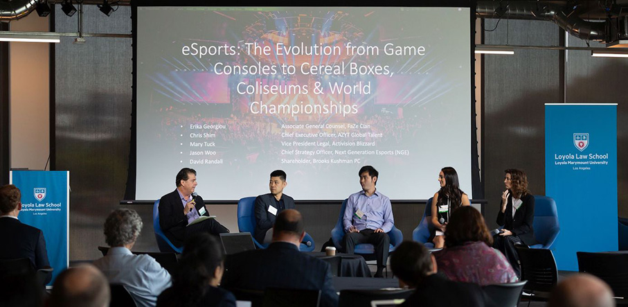 5-person panel for eSports presentation